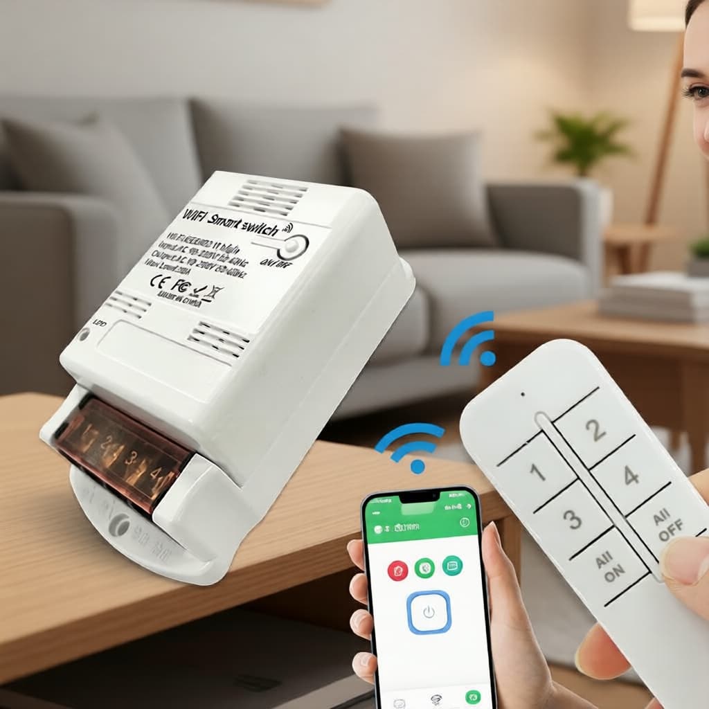 WiFi 30A Interruptor Inteligente Bomba De Água De Alta Potência Controlador Sem Fio EWeLink