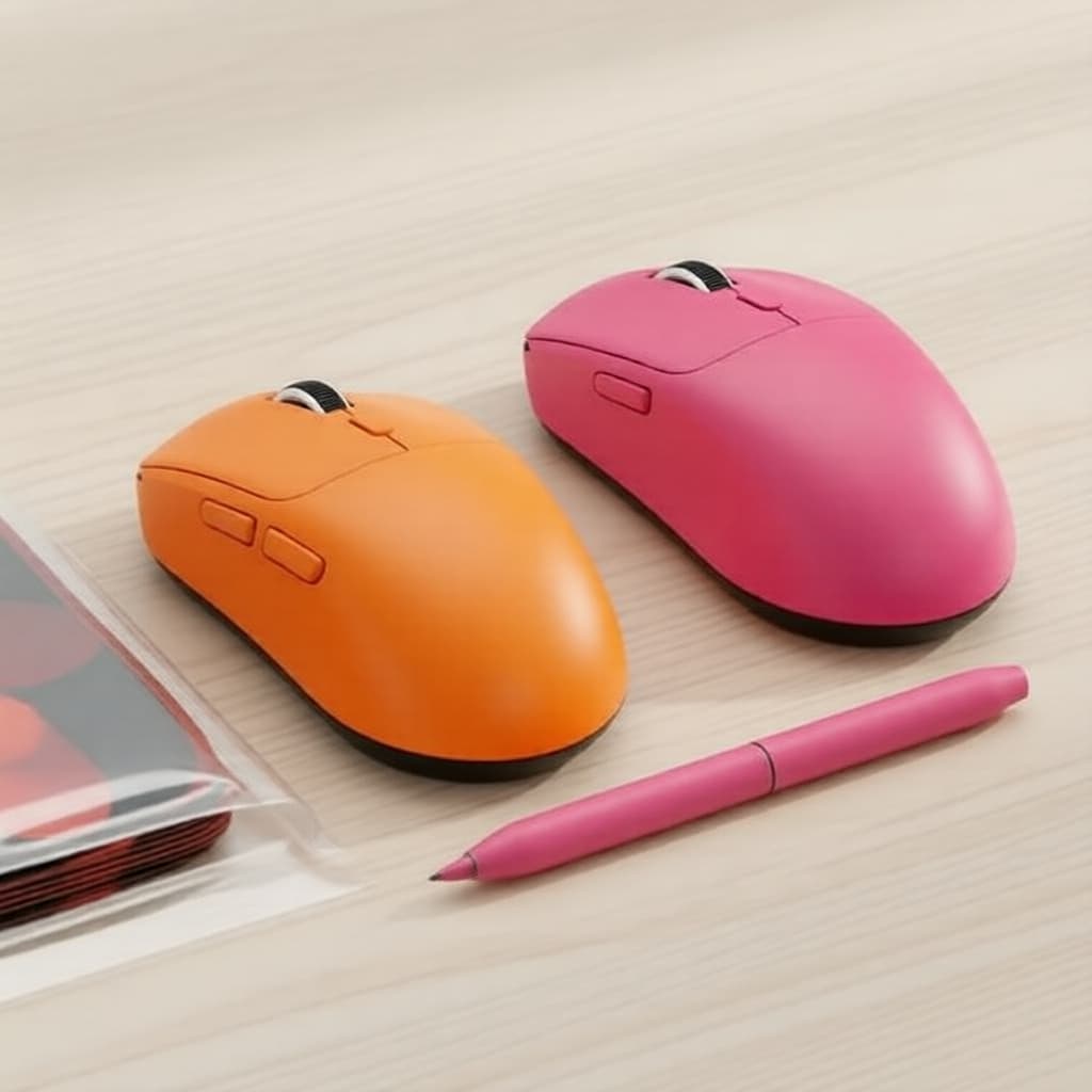 Mouse Sem Fio Silencioso Dual-Modo Recarregável | Conexão Bluetooth + 2.4G, Autonomia Duradoura, Design Ergonômico,
