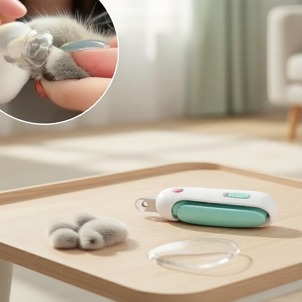 Alicate Profissional para Unhas de Pets – Corte Duplo para Gatos e Cachorros, Seguro para Filhotes