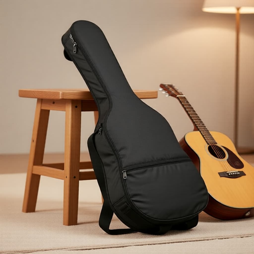 IRIN Bolsa para Violão para Acústicos de 38–41 Polegadas, Estojo Macio Acolchoado com Alças de Mochila
