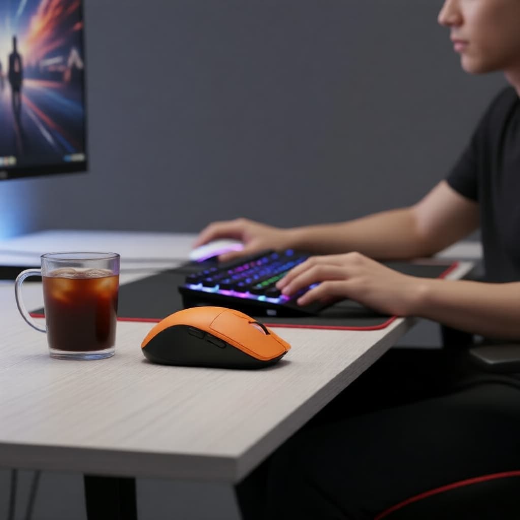 Mouse sem fio para PC portátil 2,4G, mouse recarregável ultrafino, silencioso, com 5 botões, compatível com Bluetooth,