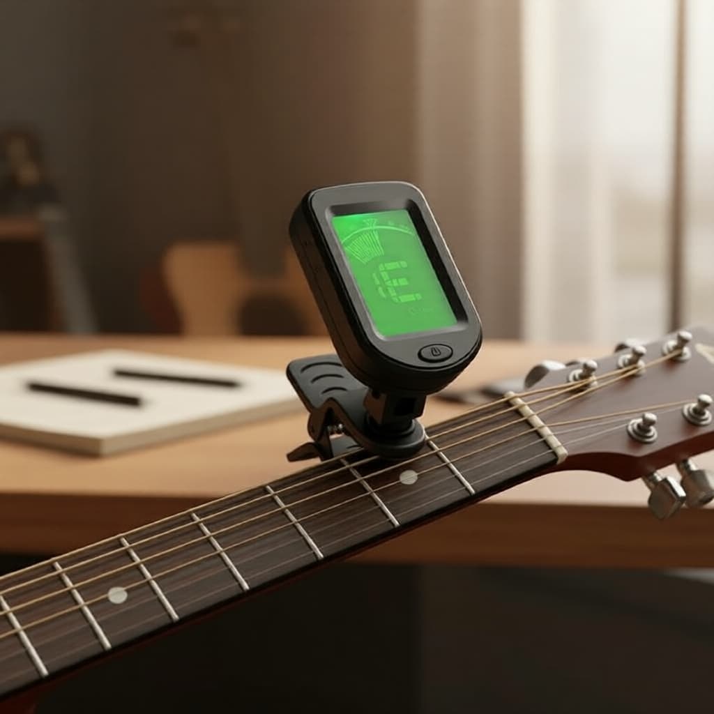 Dispositivo Digital de Afinação para Violões Acústicos e Elétricos, Violas, Ukuleles e Baixos | Afinador Preciso para
