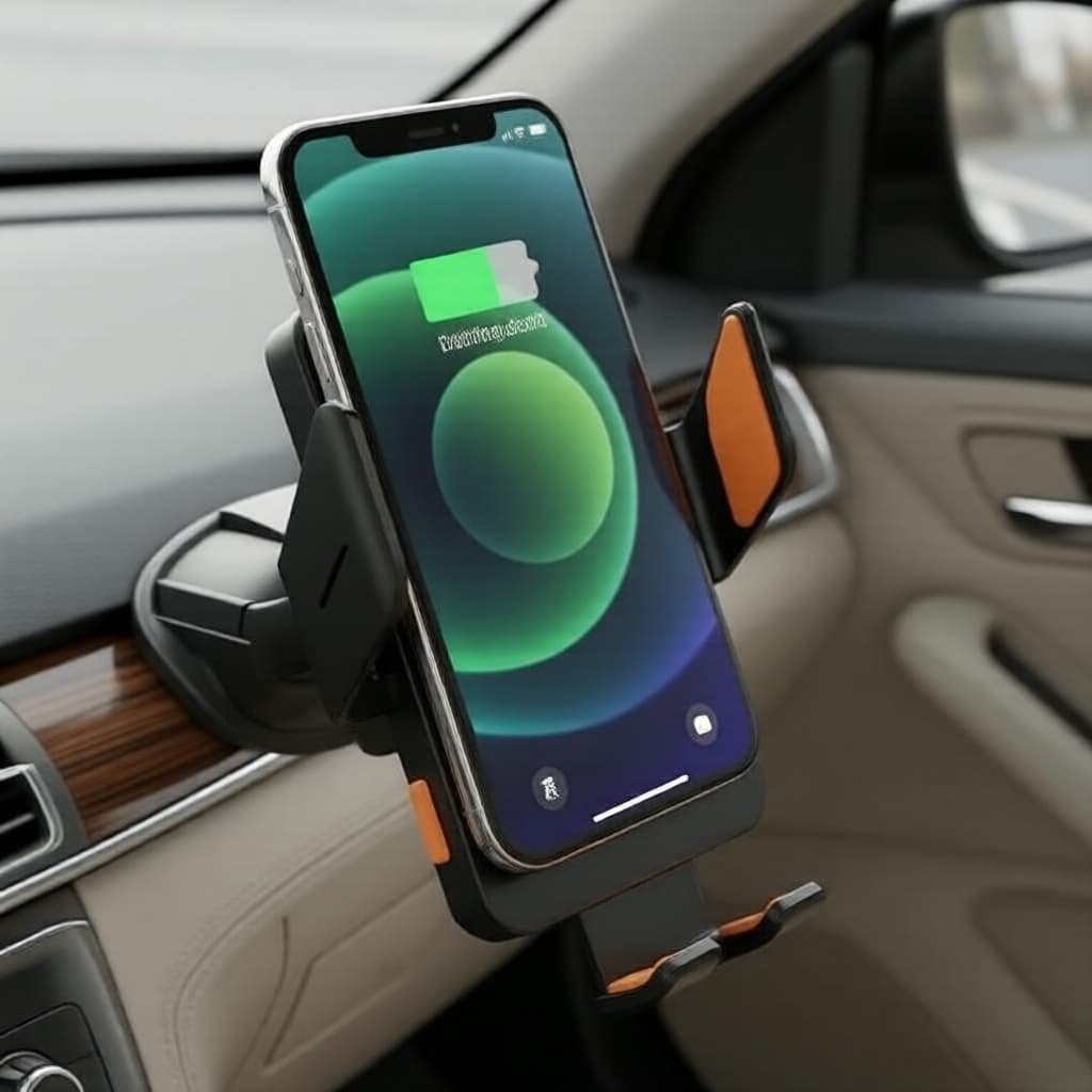 Essager 15W Qi Carregador Veicular Sem Fio para Celular, Suporte para Painel