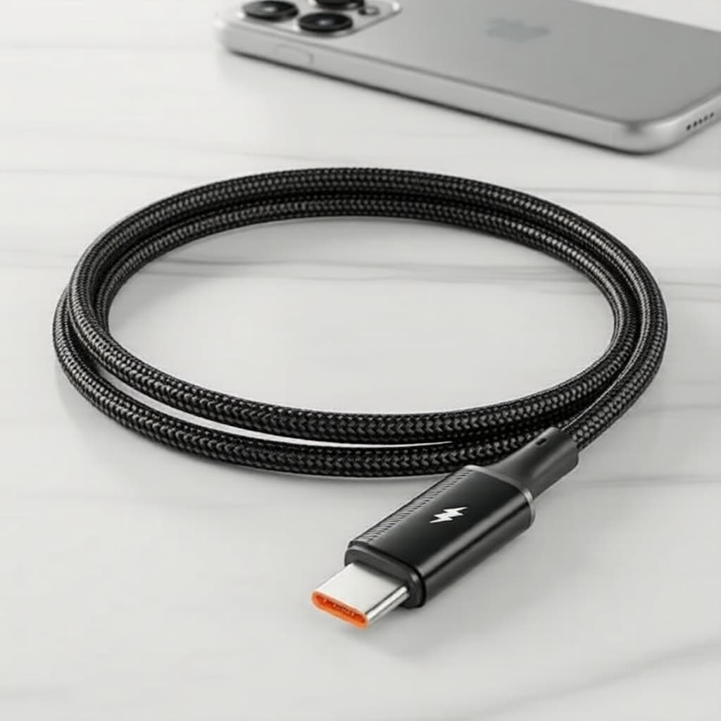 Essager Cabo USB-C 120W, carregamento rápido 6A, compatível com Xiaomi