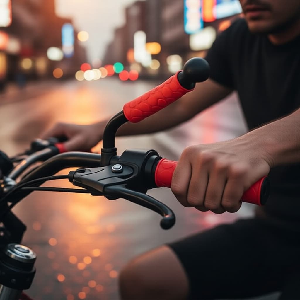 Protetor de Borracha Macia para Alavancas de Freio e Embreagem - Capa Universal para Guidão de Moto