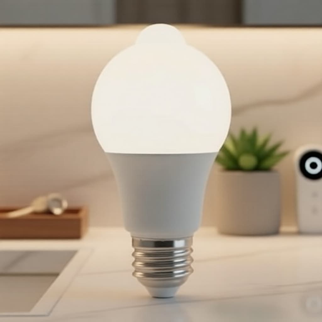 AXUS 12W E27 lâmpada LED de sensor de movimento – luz inteligente automática para casa e garagem