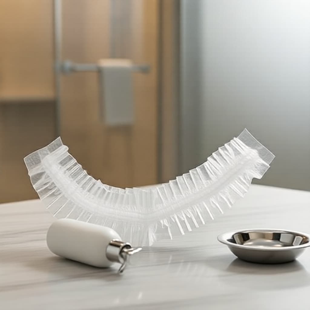 Toucas de Banho Descartáveis Hotel & Spa 500 unidades, Toucas de Proteção para Cabelo