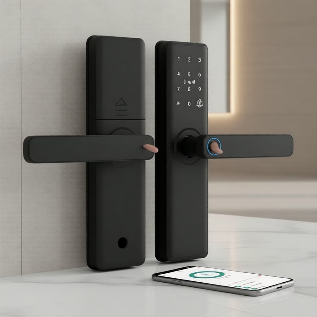 Escolha de Presente Top: Fechadura Digital de Porta Inteligente com Teclado e RFID