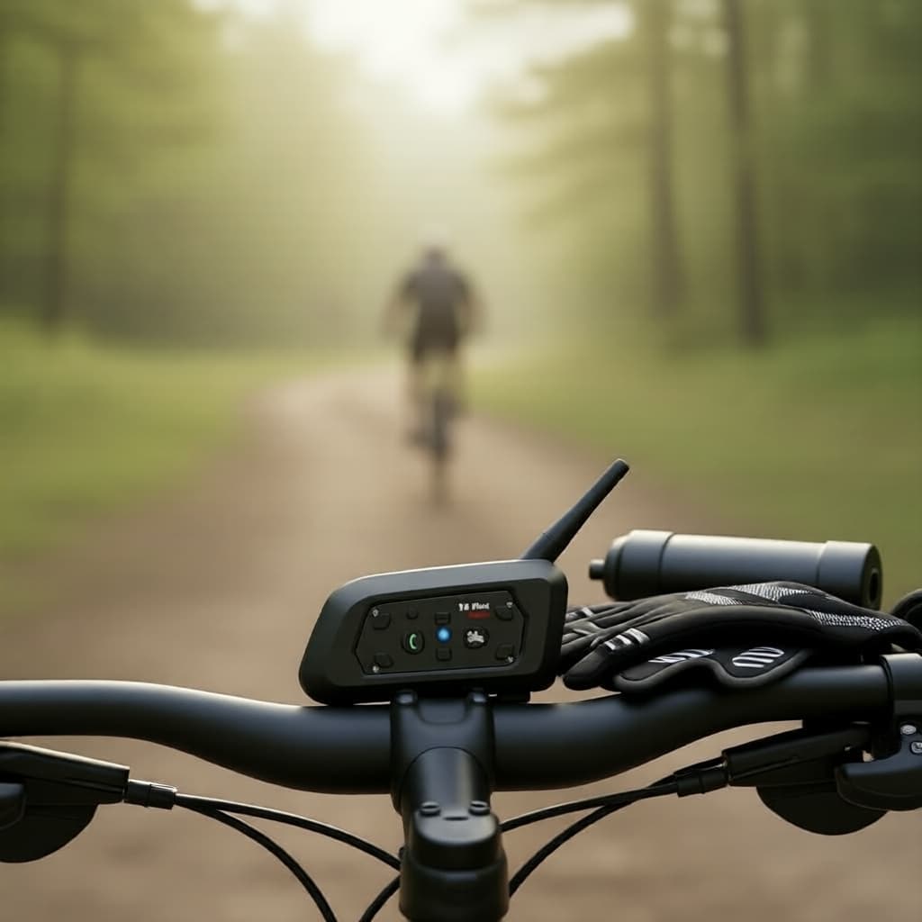Fones de Ouvido para Capacete de Moto V6 Plus, Intercomunicador 6 Pilotos, Bluetooth 1500m, Cancelamento de Ruído, Fones