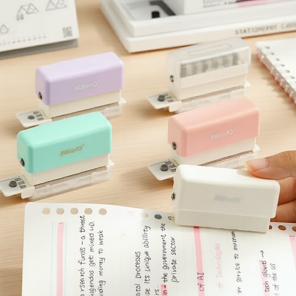 KW-triO A5/B5/A4 Furador 6 Furos, 1 unidade Furador de Papel para Scrapbooking