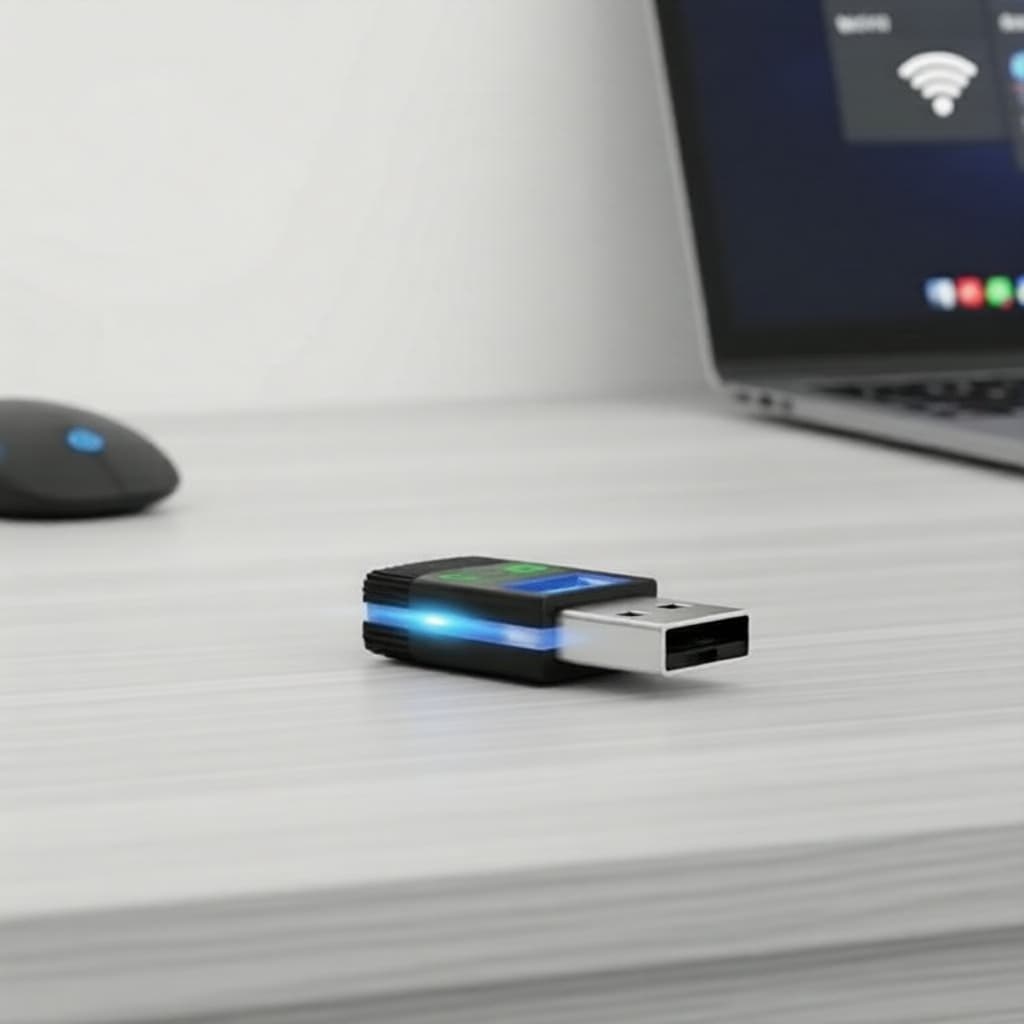 Adaptador USB WiFi 6 AX900 Bluetooth 5.4, Banda Dupla, 2.4/5 GHz, Sem necessidade de driver, Compatível com Windows