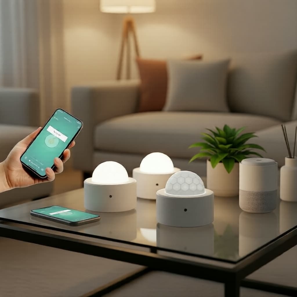 Pacote com 3 Detectores de Movimento PIR ZigBee da Tuya, Sensor de Movimento Sem Fio para Alarmes de Segurança
