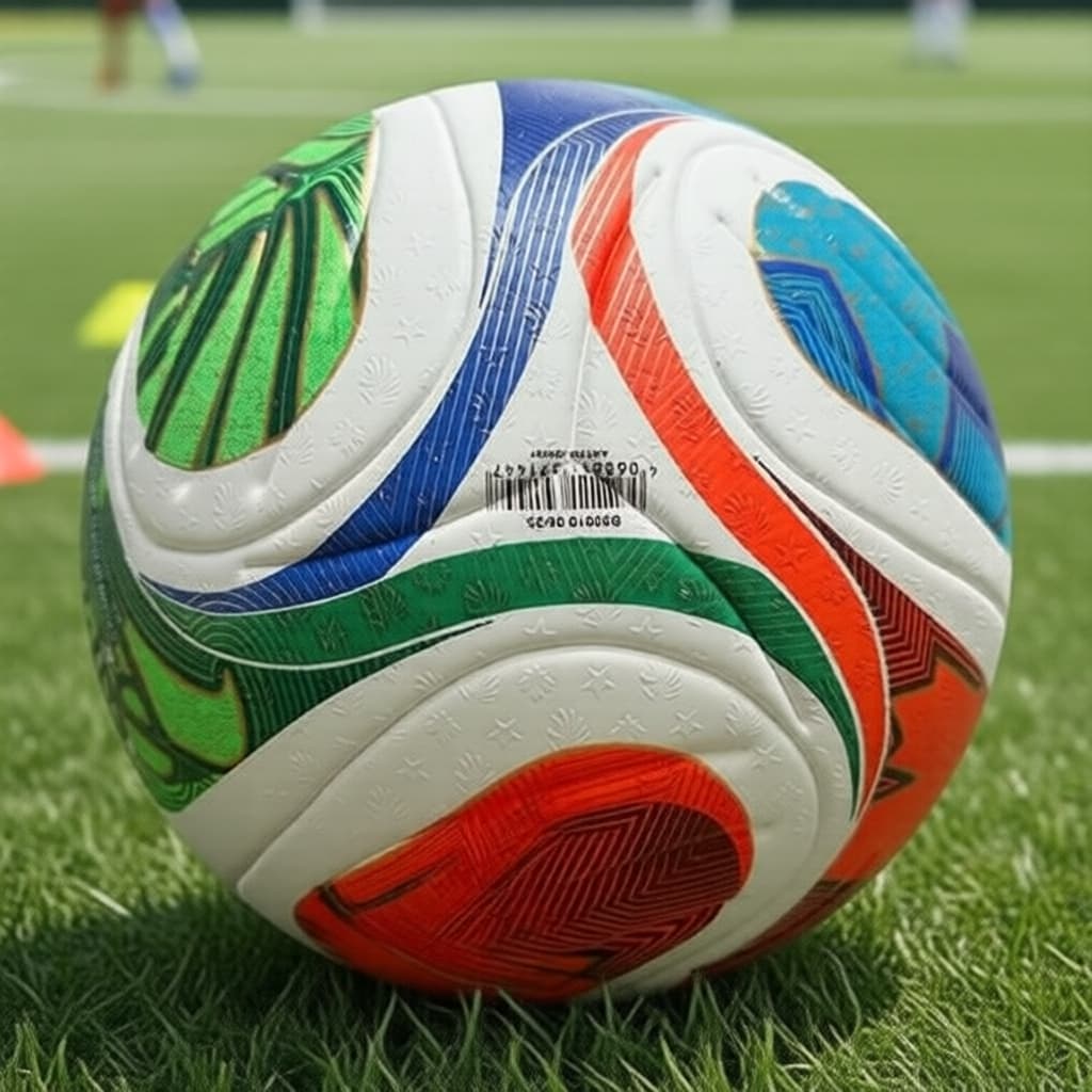 Bola de Futebol Oficial Tamanho 5, Laminada em PU