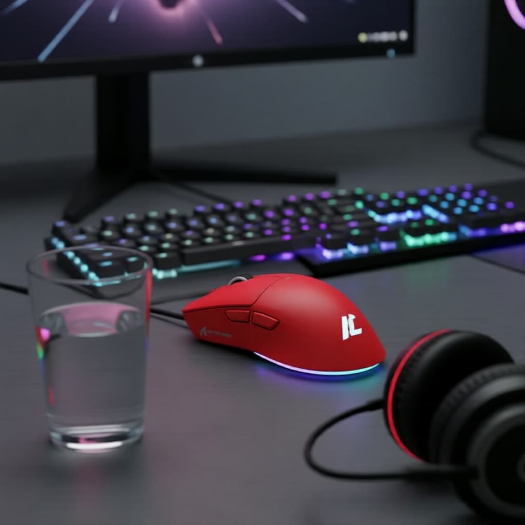Mouse Gamer Attack Shark X11 59g Tri-Mode FPS PAW3311 RGB Dock de Carregamento Magnético para PC Notebook