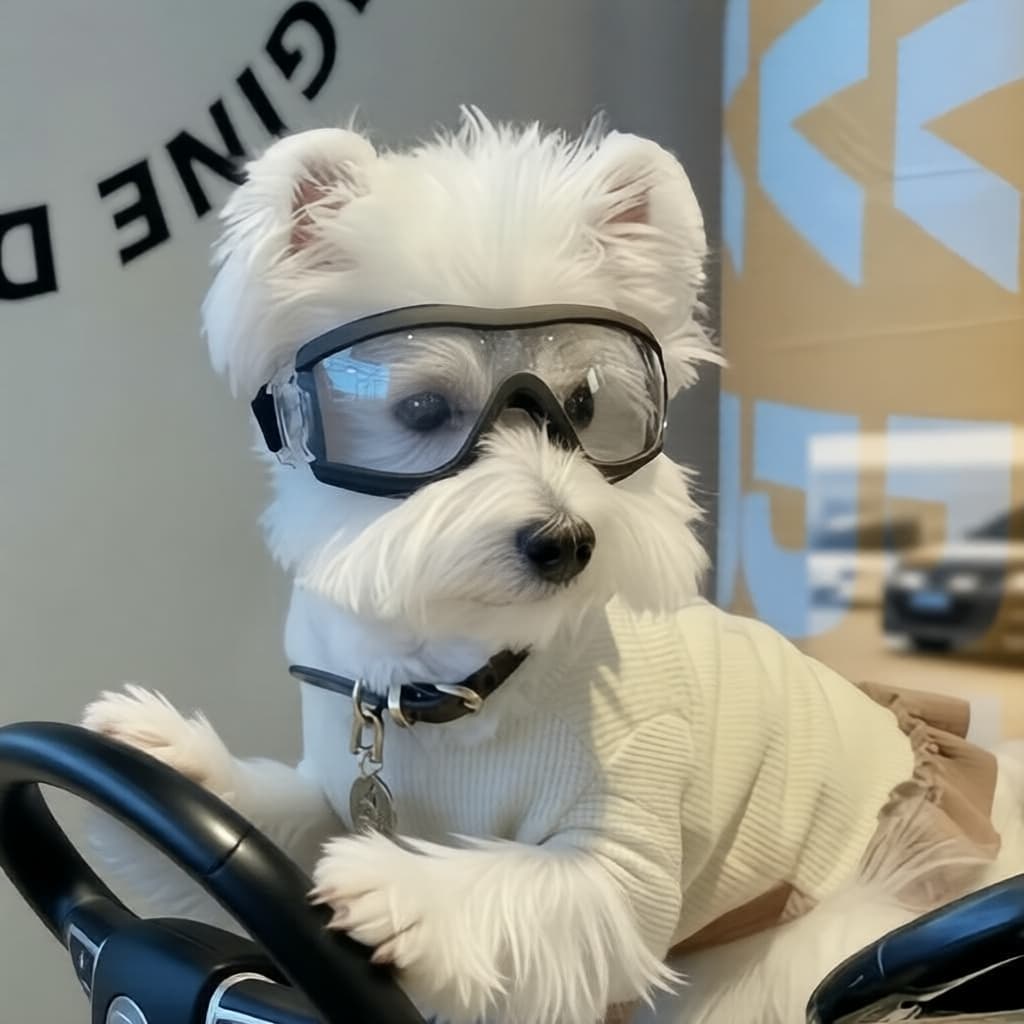 Óculos de proteção para cães transparentes, resistentes a UV, à prova d'água, à prova de vento e bloqueadores solares
