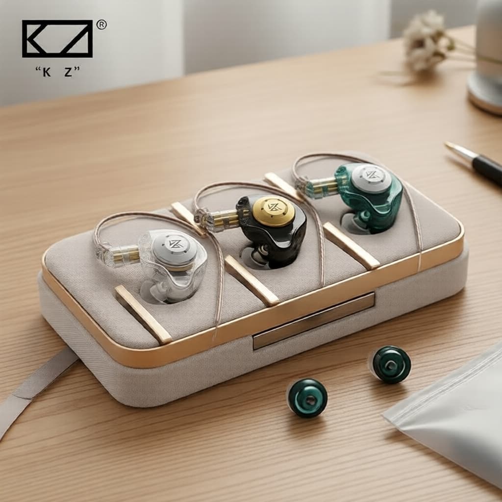 KZ-EDX Pro Fones de Ouvido Canceladores de Ruído, Graves Intra-Auriculares