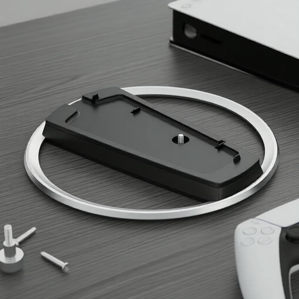 Suporte de Metal Vertical Portátil Antiderrapante para Console PS5/PS5 Slim/PS5 Pro