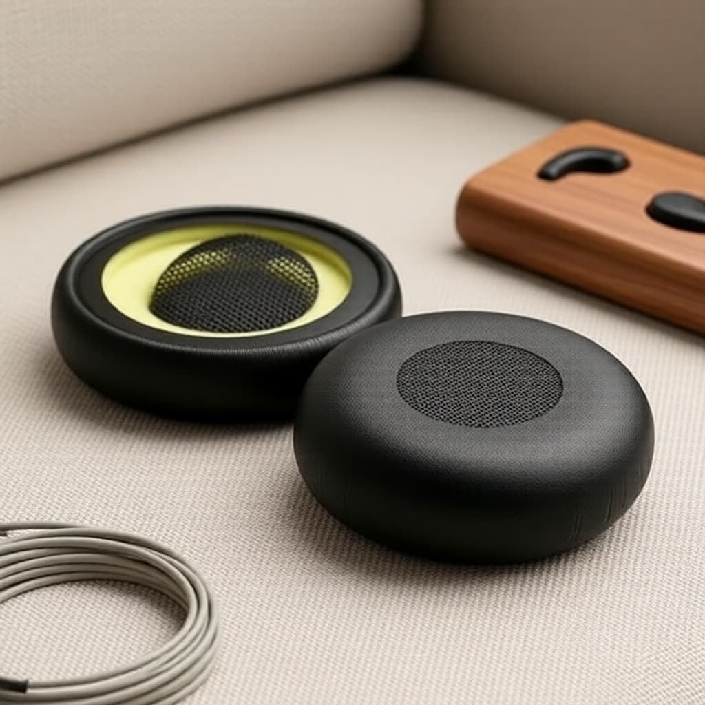 Capas de Espuma para Protetores Auriculares para Jabra Evolve 65 40 30 20 - Substituições de Almofadas de Espuma Macia