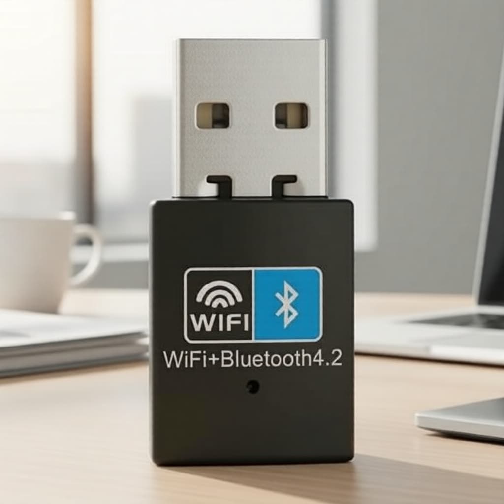Mini Adaptador de Rede Sem Fio USB Wireless Wifi Dongle 150mbps BT 4.2 RTL8723DU para PC Desktop e Laptop