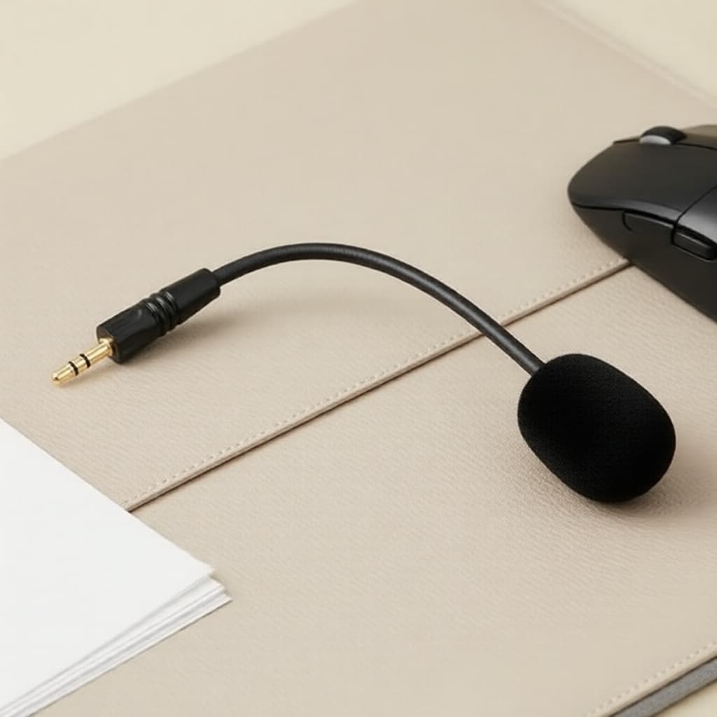 Microfone de 3,5mm para Havit H2002d, caixa de som para laptop, karaokê e fones de ouvido