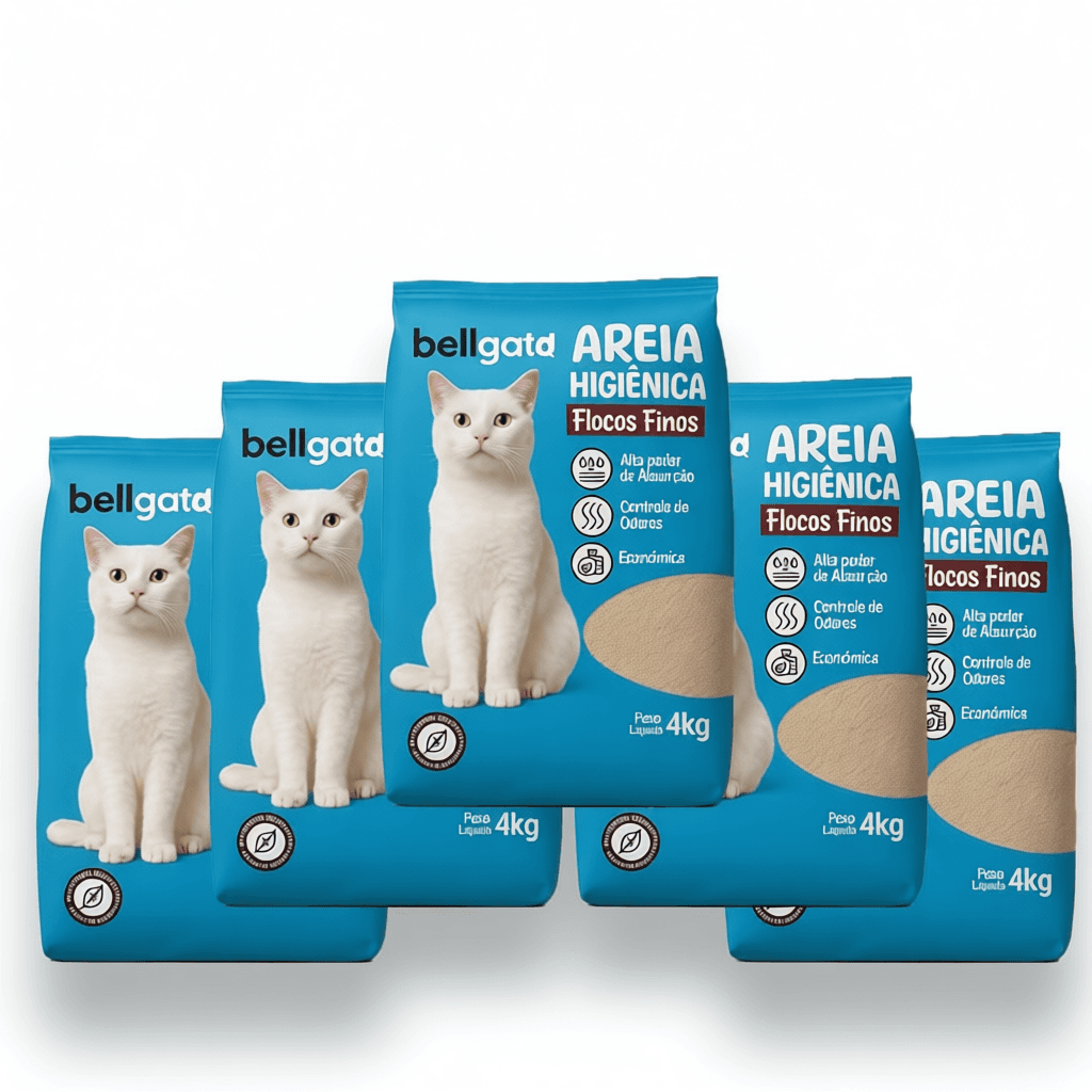 Areia Sanitária Para Gatos Bellgato Extra Fina Areia Para Gato