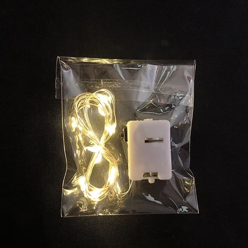 8 Peças De Luzes Decorativas Solares LED Coloridas 2m20-Transforma Seu Espaço