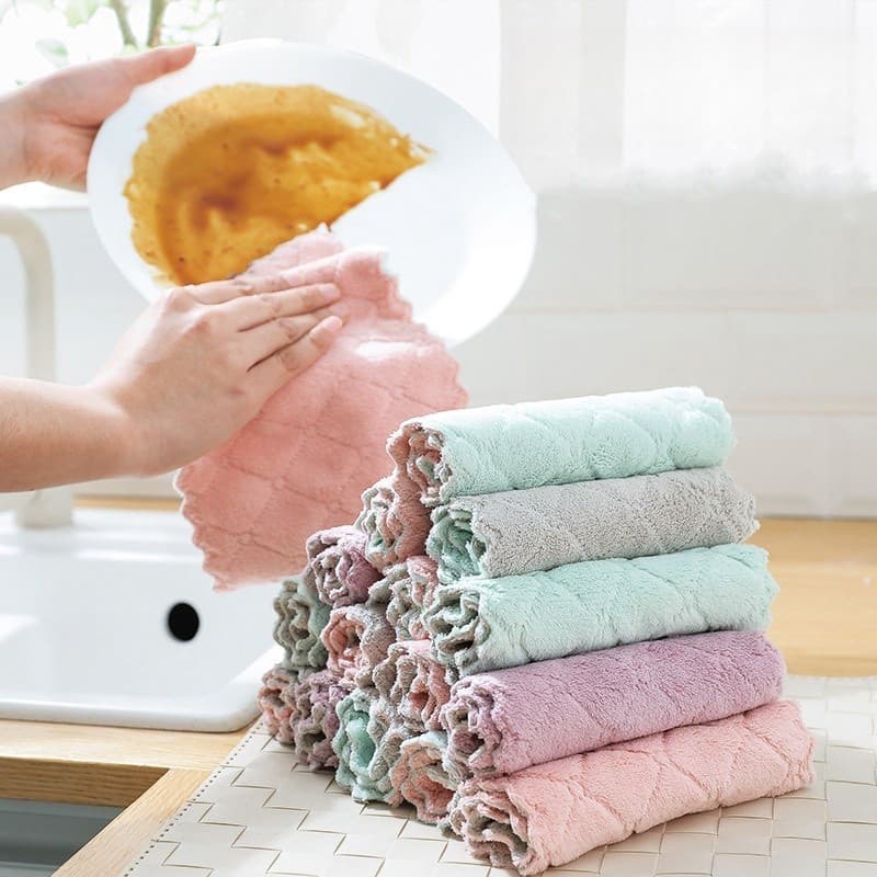 8 Peças De Luvas De Lavar Louça Macias E Confortáveis Para Fácil Limpeza !
