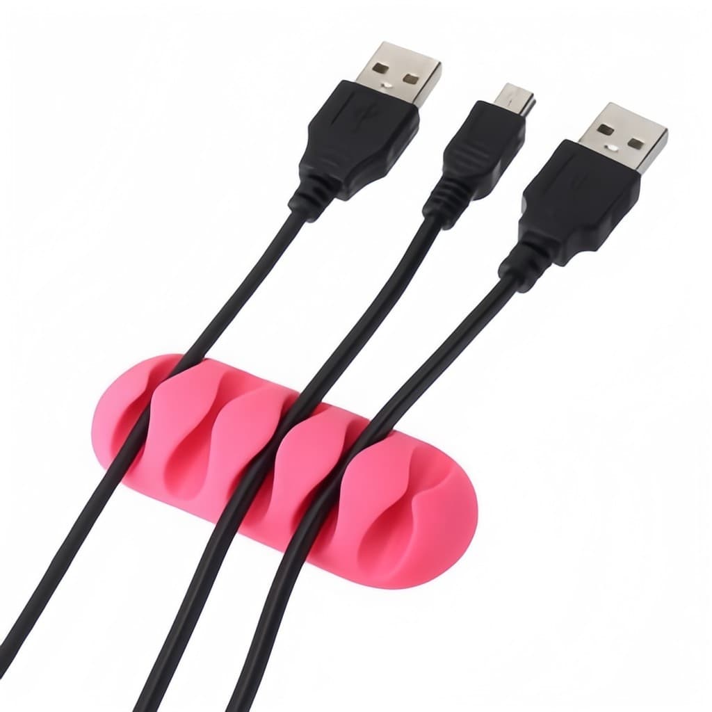 8 Kit De Braçadeira Para Cabos Elétricos-Ideal Home Office