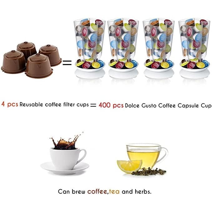 9 Kit De Cápsulas De Café Reutilizáveis E Filtros Recarregáveis-Construção Robusta