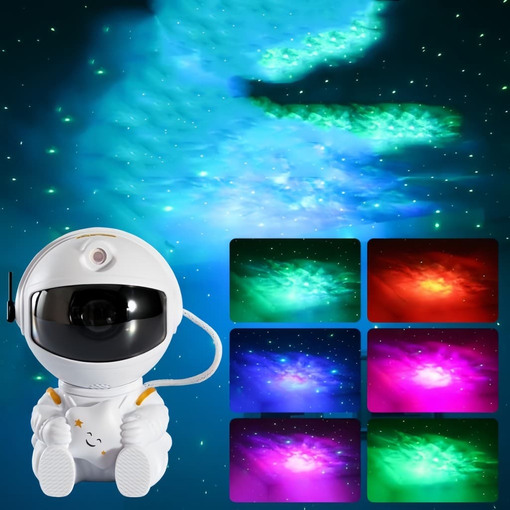 Projetor Astronauta Galactic-Modelo Fofo E Inovador No Espaço
