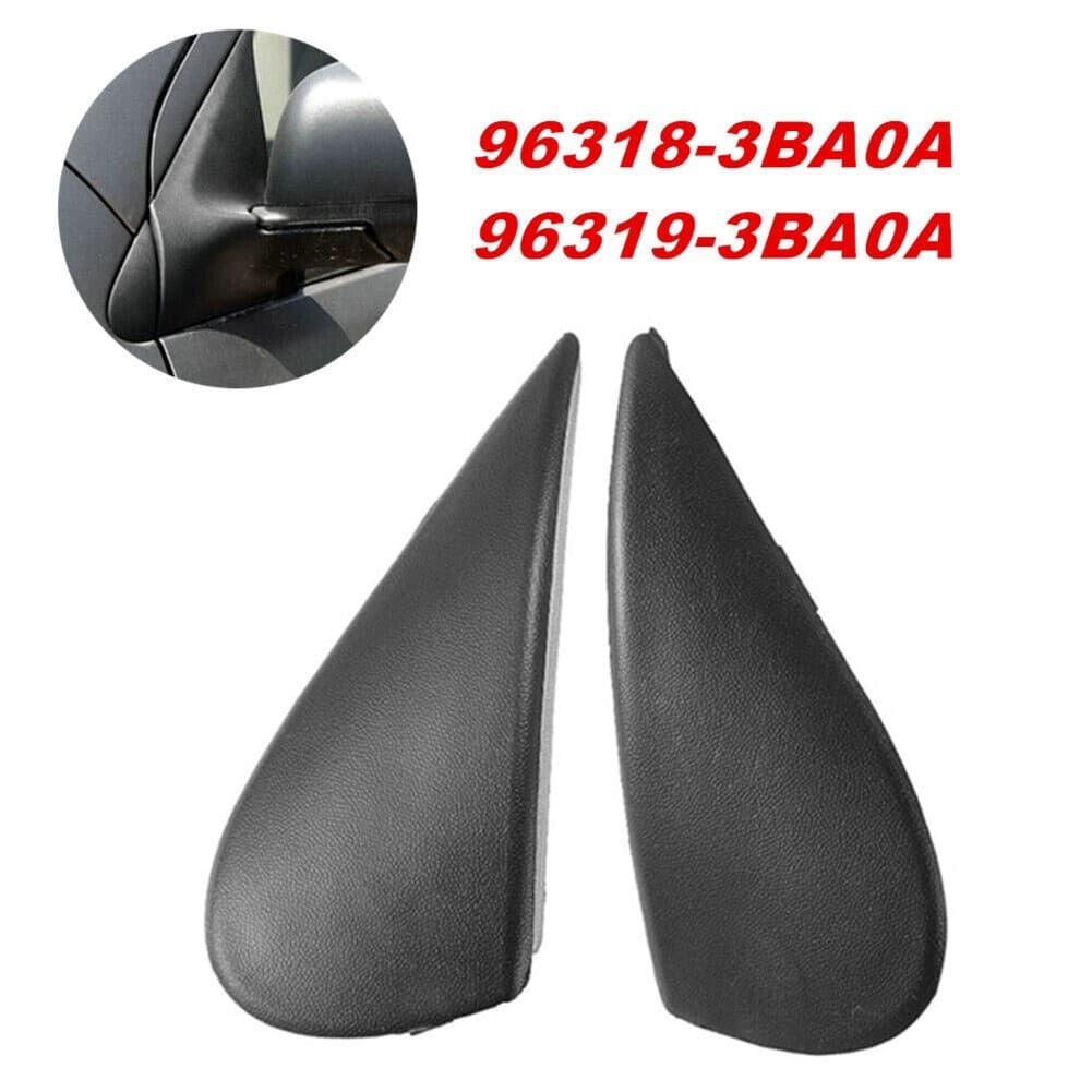 Par De Acabamento Triangular De Canto Do Espelho Lateral Carro Para Nissan Versa 2012-19