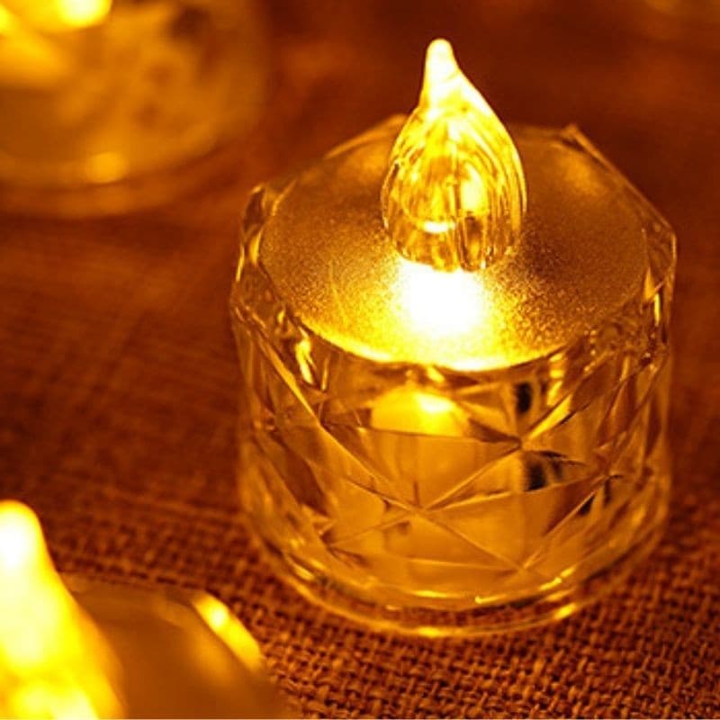 Vela LED Transversal , Com Aparência Elegante E Delicada .