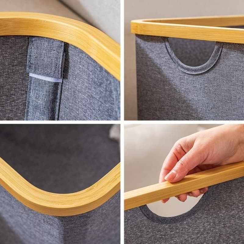 Cesto De Roupa Suja Moderno Sem Tampa Em Várias Cores