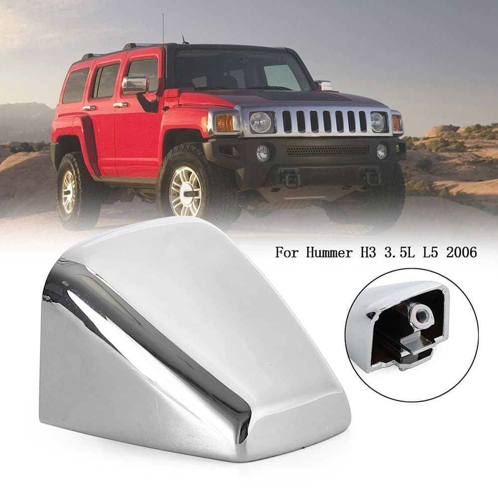 Nobleflyingsufa Tampa Frontal Ou Traseira Da Maçaneta Porta Externa Cromada Para Hummer H3 06-10