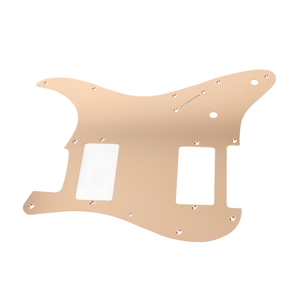 [YIB] Pickguard De Guitarra Elétrica Liga De Alumínio 2 Guitarras Humbucker Picareta Guarda Placa De Arranhões Luxo Cor