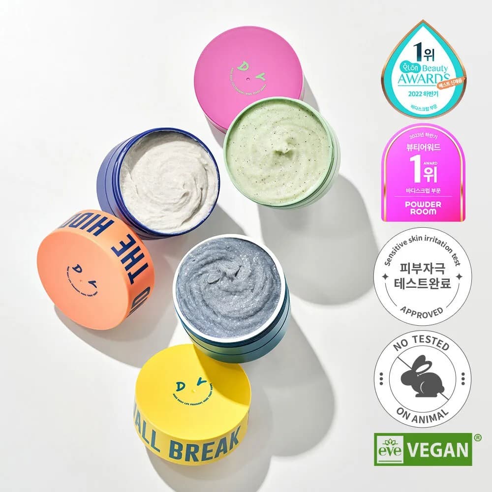 [Olive Young] Dear Doer The Hidden Body Scrub 100mL , 300mL-O Oculto , Quebra , Deslumbrante