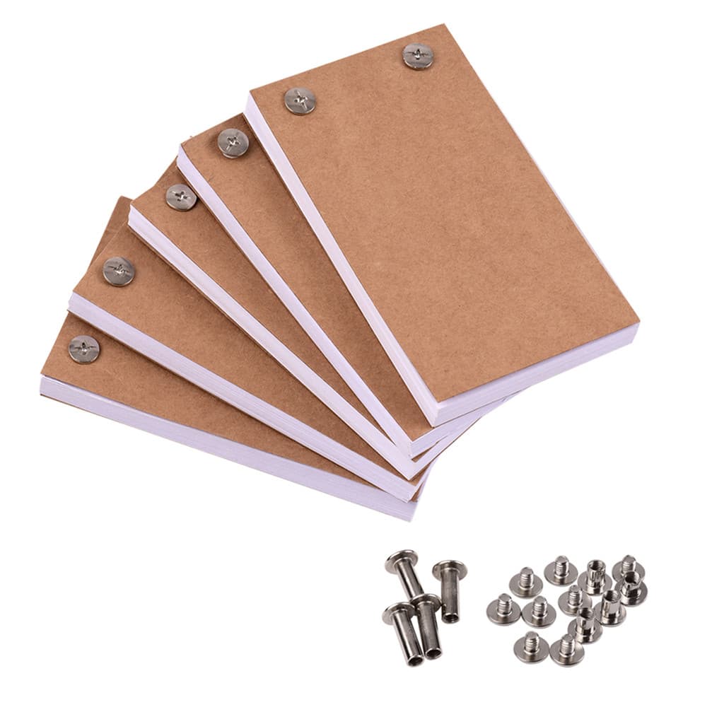 tomobetter Kit De Livro Flip Em Branco Com 300 Folhas De Papel De Animação , Parafusos De Ligação Flipbook Para Desenho