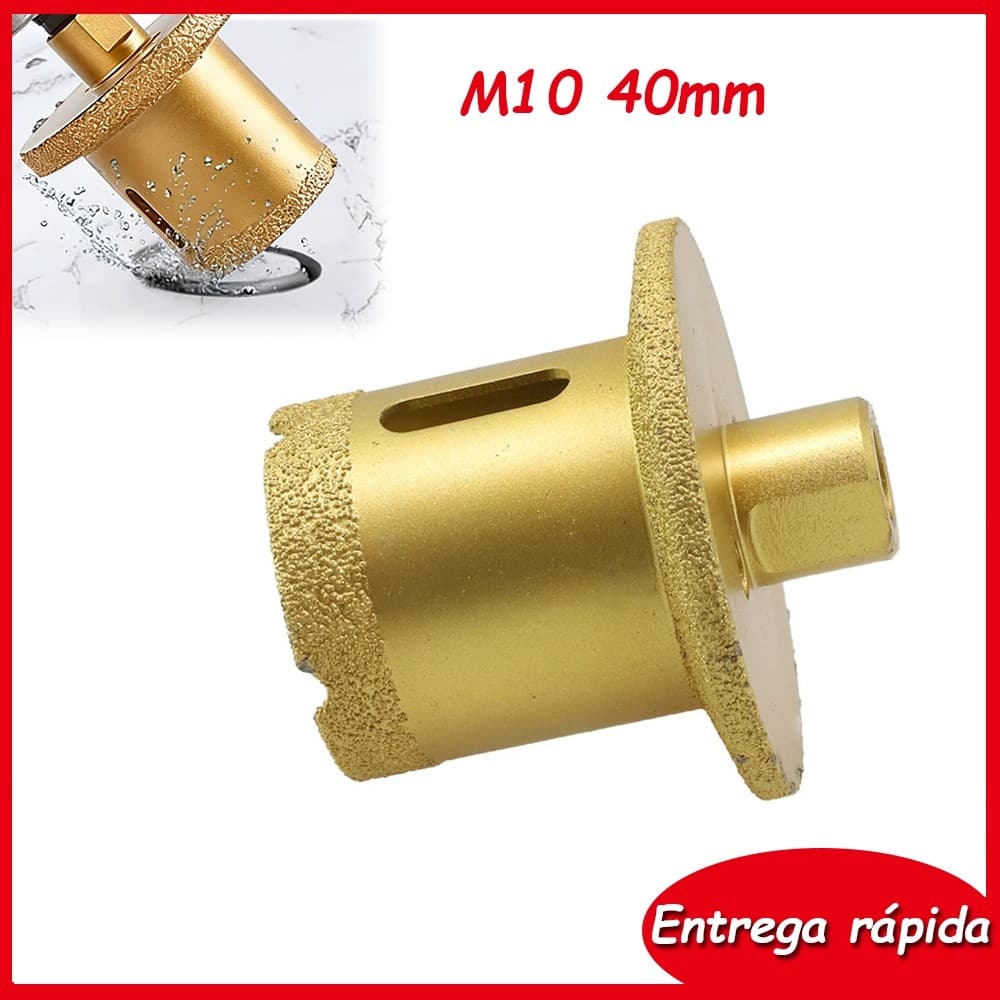 M10 de Brocas de Serra Copo Compatível Com Mármore e Vidro Diâmetro 40mm