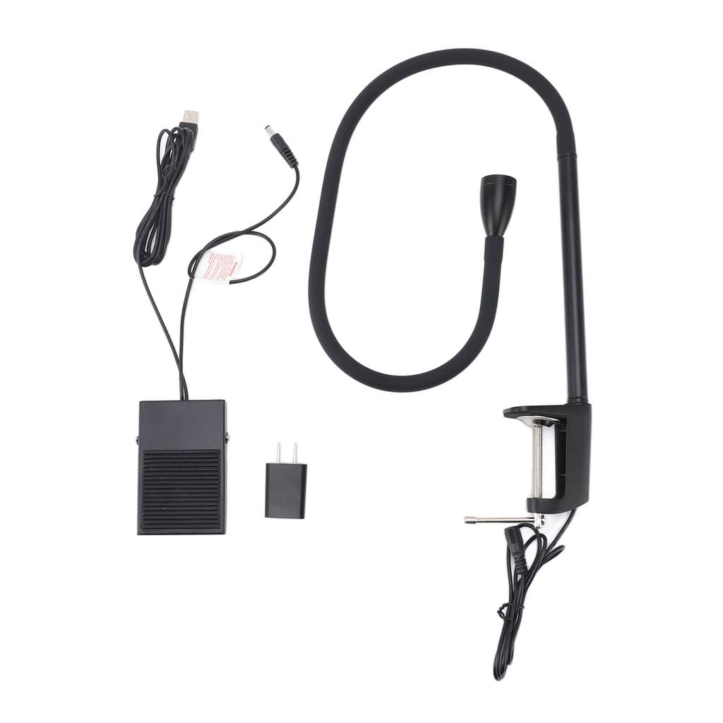 tomobetter Lâmpada UV Para Extensão De Cílios 395 A 400nm Gooseneck LED Luz Com Braçadeira E Pedal Switch Nails