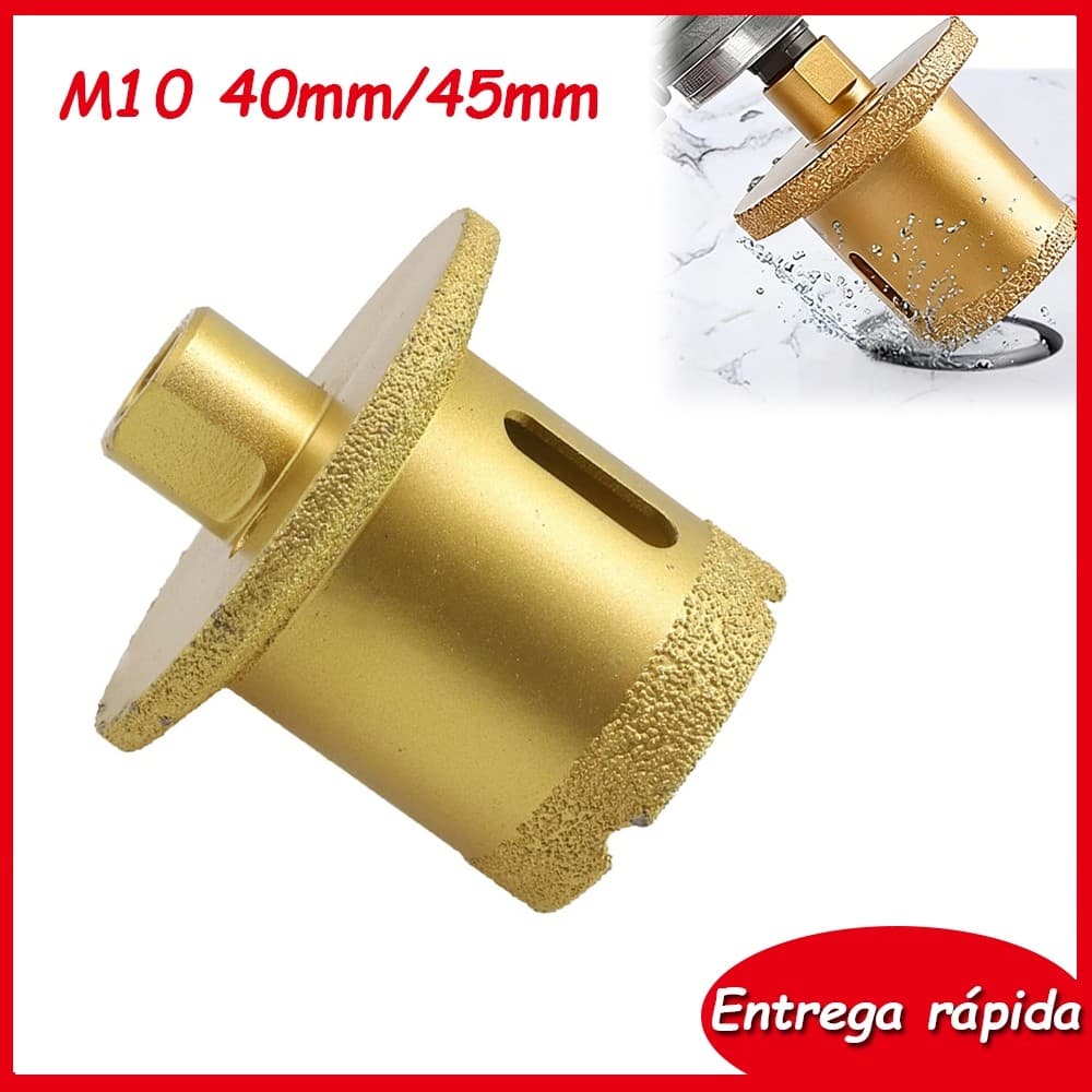 M10 de Brocas de Serra Copo Compatível Com Mármore e Vidro Diâmetro 40/45mm