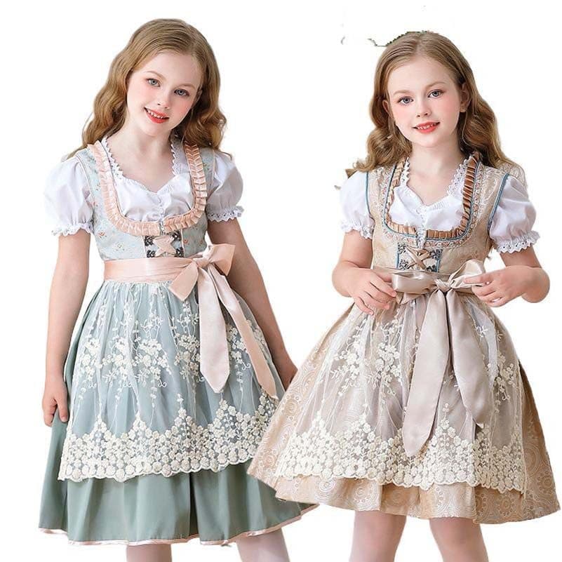 Fantasia Oktoberfest Para Meninas Dirndl Baviera Halloween Dress up