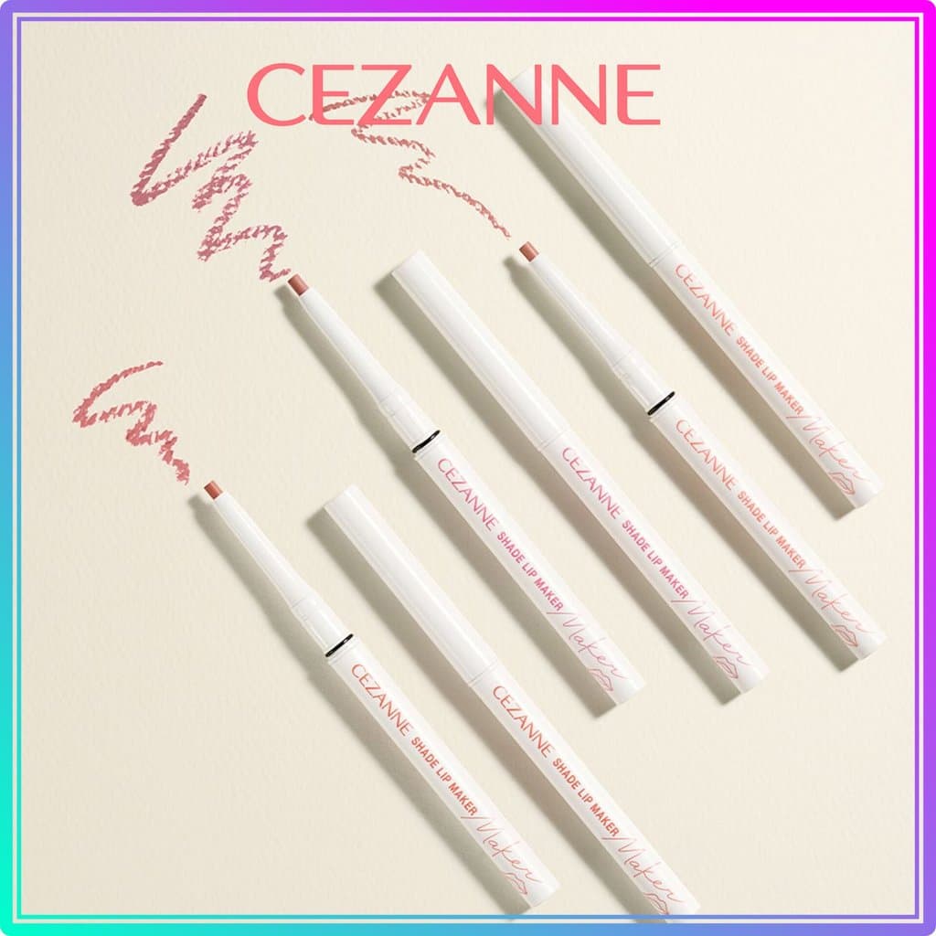 [Cezanne] Shade Lip Maker 0.25g/Lápis De Contorno Labial Natural Shading Acabamento Fosco Delineador Fino