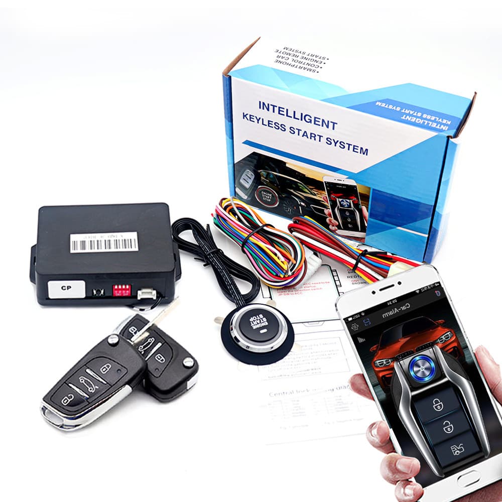 Alarme De Carro Remoto starter anti-Roubo Imobilizador universal Bloqueio Centralização Do start stop Início Para Carros
