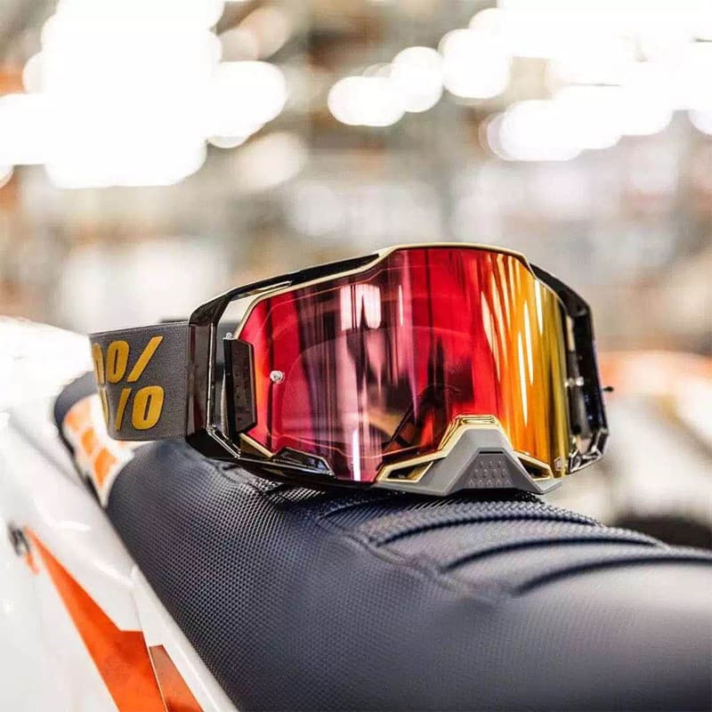 100 % Armega 379 Óculos De Motocross UV400 Motocicleta MTB Capacete Proteção Das Mulheres Dos Homens Moto Fora De Estrad