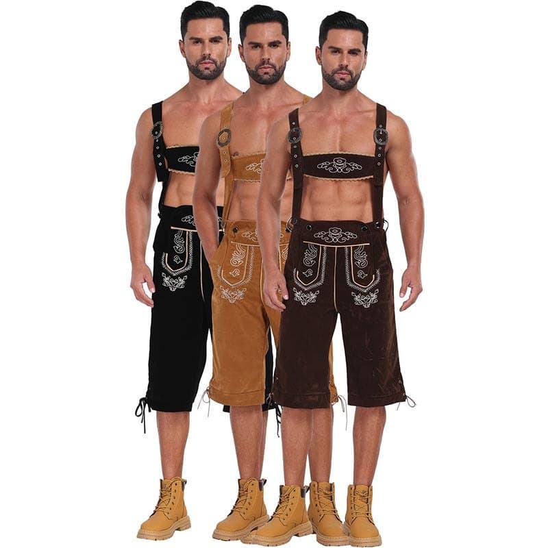 Alemanha Munique Masculino Outubro Oktoberfest Festa Suspensórios Roupas Bavaria Tradicional Nacional Cerveja Macacão