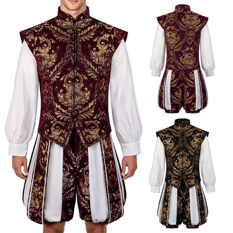 Traje Renascentista Masculino , Roupa De Midevil/Renaissance Masculina Medieval Viking
