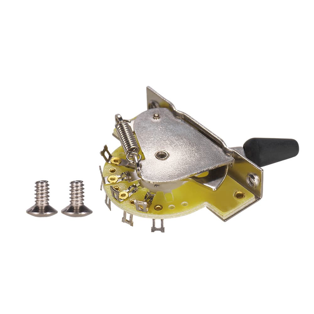cpnobr Interruptor De Guitarra De 3 Vias Estilo Vintage Seletor De Captador Posições Para Guitarras Elétricas TL Com Par