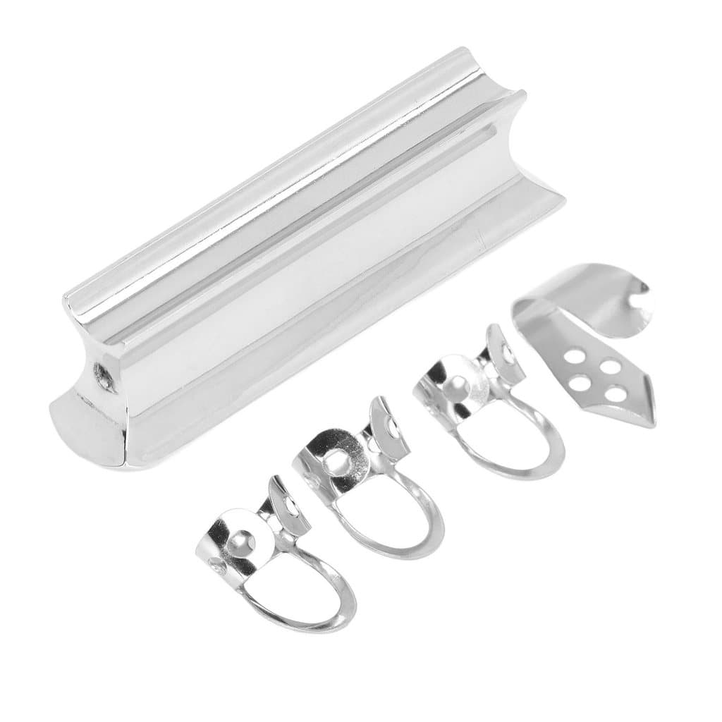 Barra De Tom Deslizante De Guitarra cpnobr Com Palhetas Para Polegar E Dedo Aço Inoxidável Sólido Guitarras Elétricas Ha