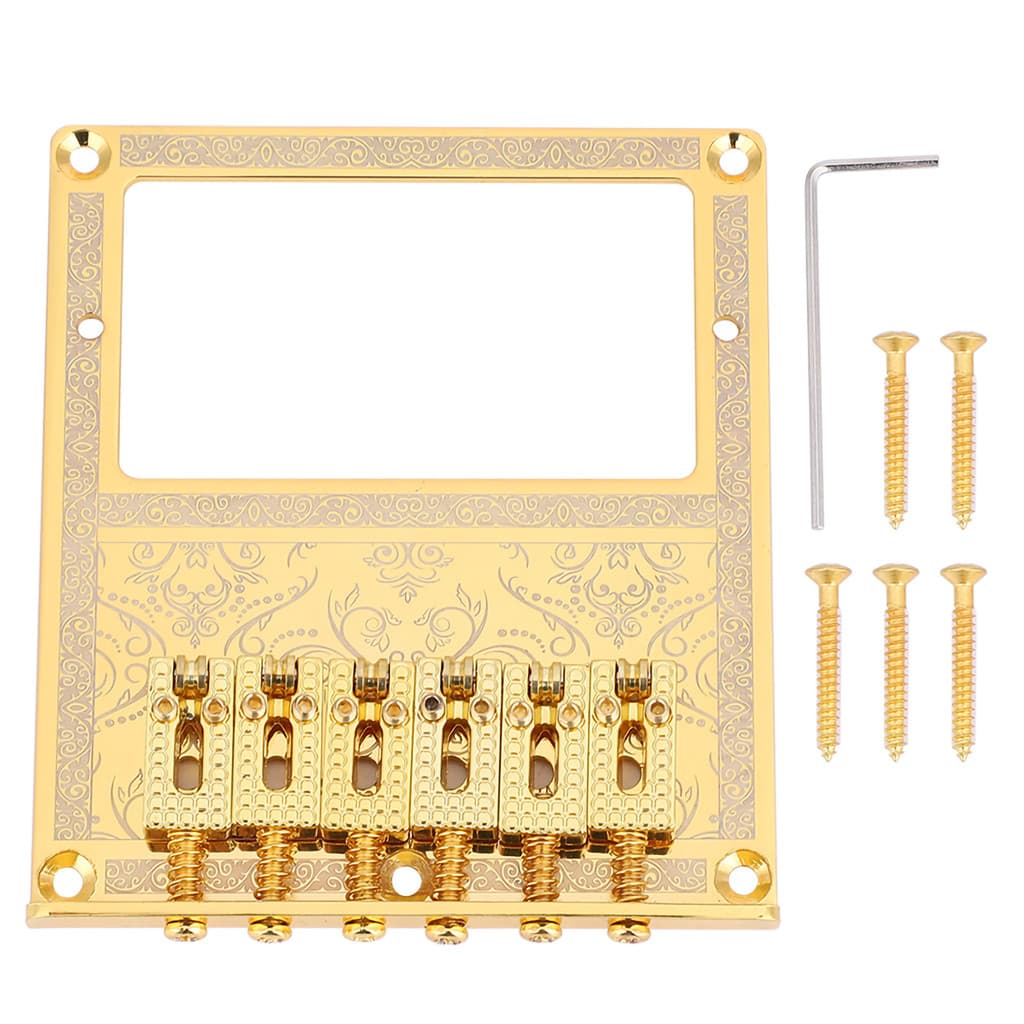 Sela Guitarra Ponte Humbucker Captador Slot Para TL Telecaster Guitarras Elétricas Ramos De Ouro