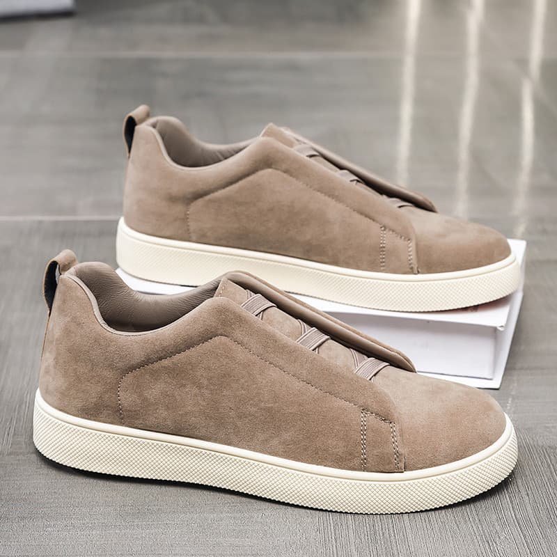 Sapatos masculinos de um Pedal moda tênis cruz elástico sola macia leve esportes sapatos casuais tênis sapatos de treina